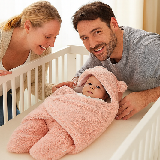 Baby Blanket and Pajamas in Bear Design
