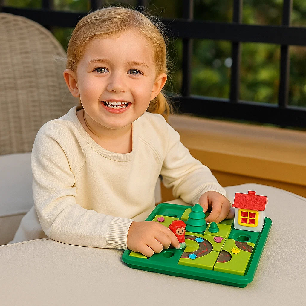 Montessori Little Red Riding Hood Puzzle and Skill Game