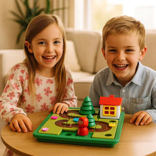 Montessori Little Red Riding Hood Puzzle and Skill Game