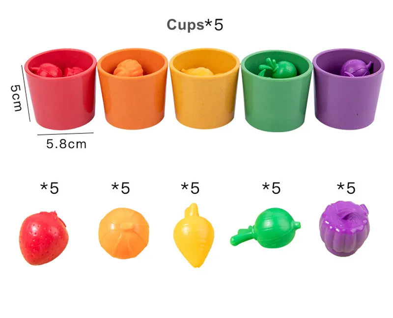 Montessori Sorting Colours And Numbers Farm Learning Game