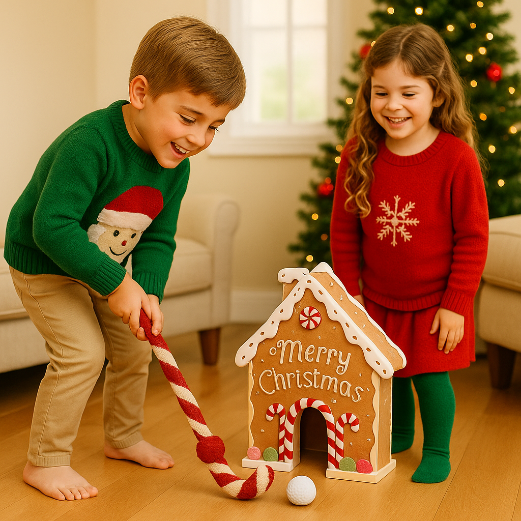 Gingerbread Golf Christmas Toy