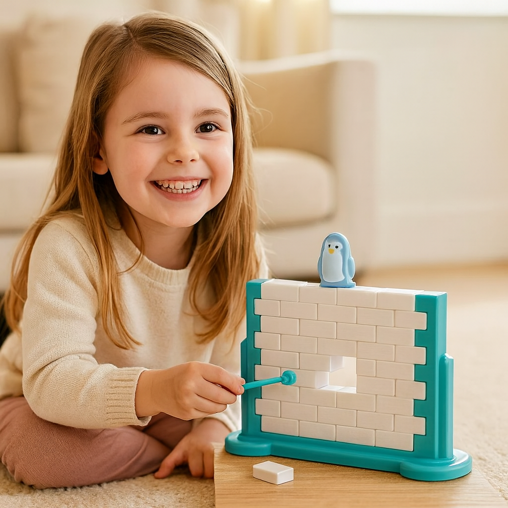Penguin Ice Wall Balance Family Game
