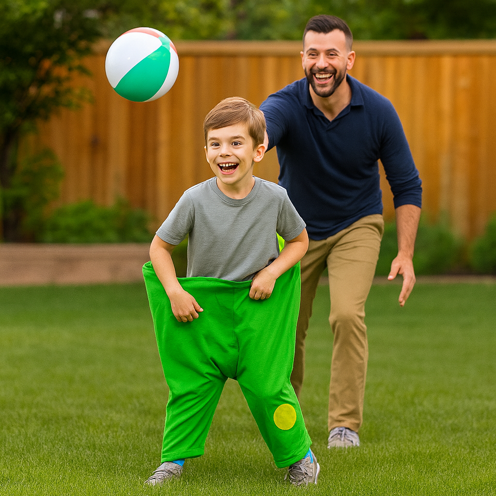 Clown Pants Catch Ball Family Game