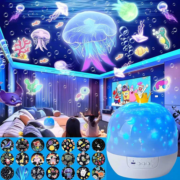2-in-1 Kids Night Light and Projector
