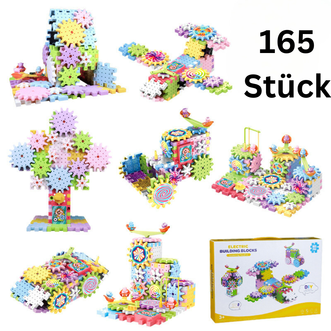 Rotating Montessori Gear Building Toy