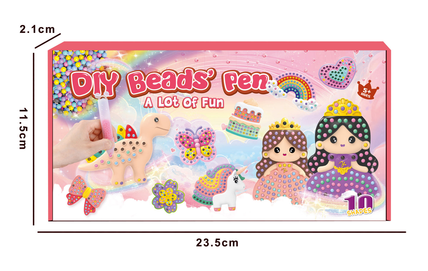 Magical Bead Painting – DIY Set for Kids