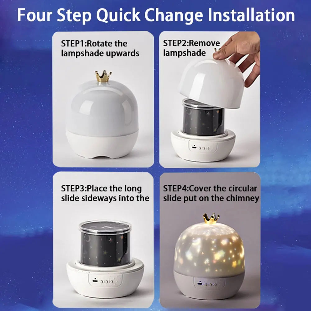2-in-1 Kids Night Light and Projector