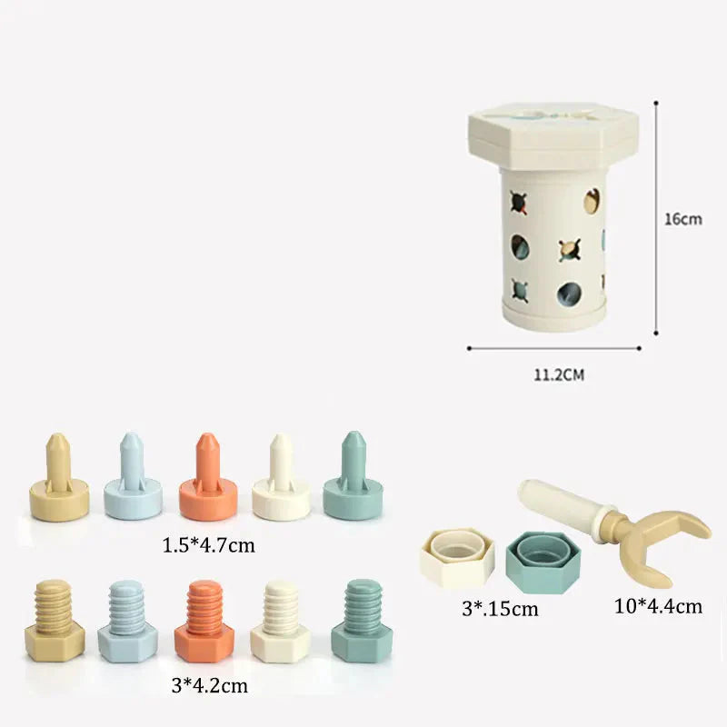 Montessori Screws Play Set