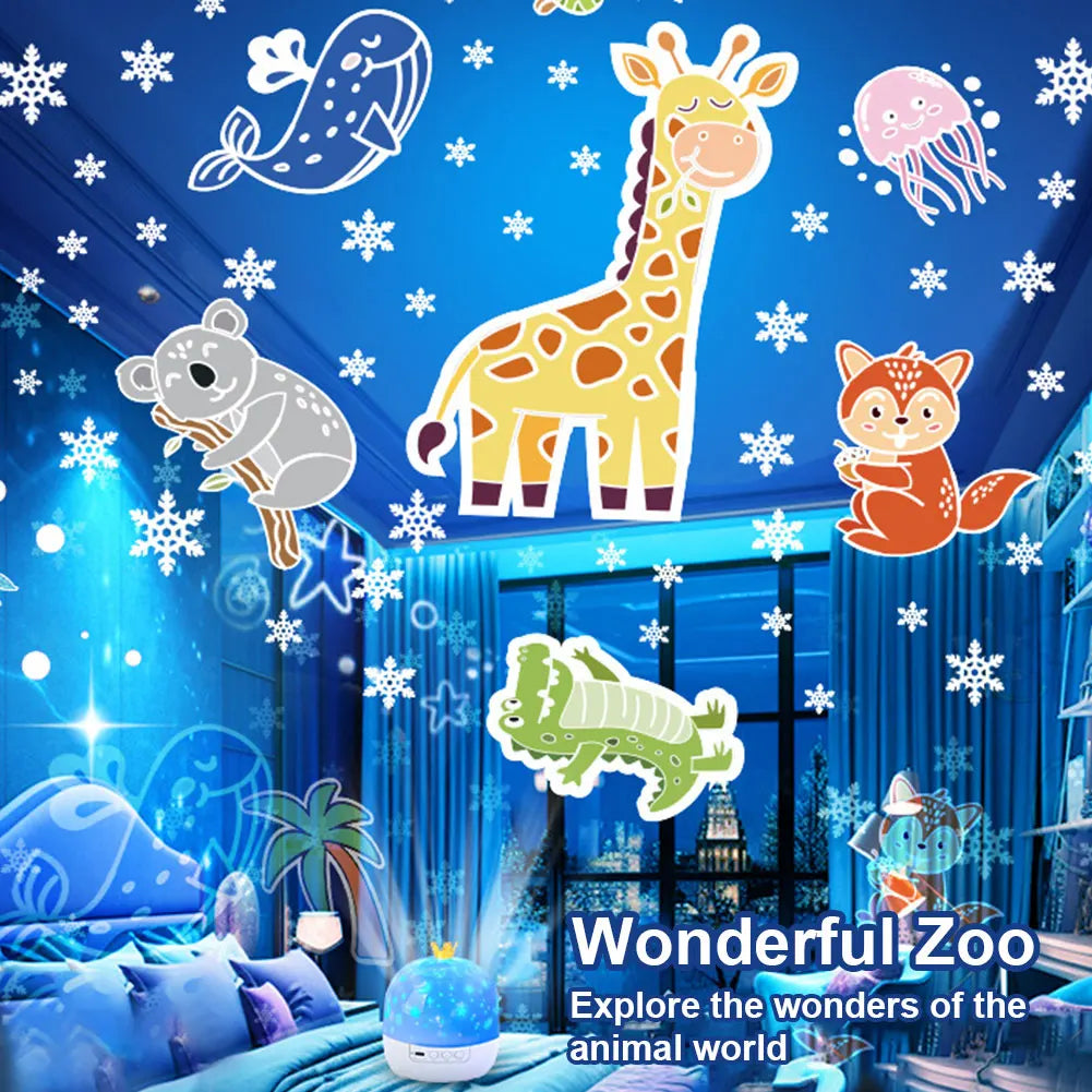 2-in-1 Kids Night Light and Projector
