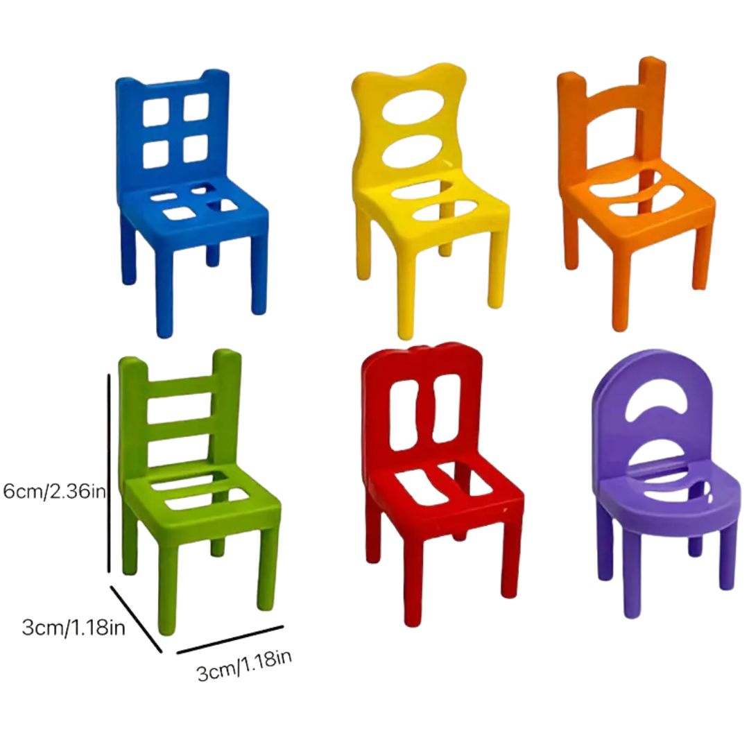 Montessori Chair Stacking Game