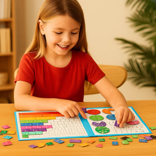 Montessori Kids Fraction Magnet Learning Toy