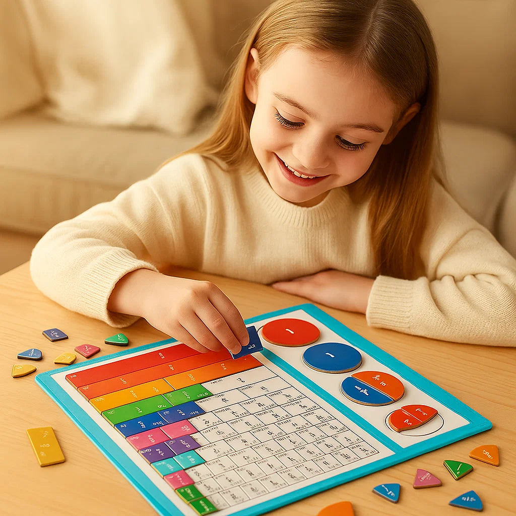 Montessori Kids Fraction Magnet Learning Toy