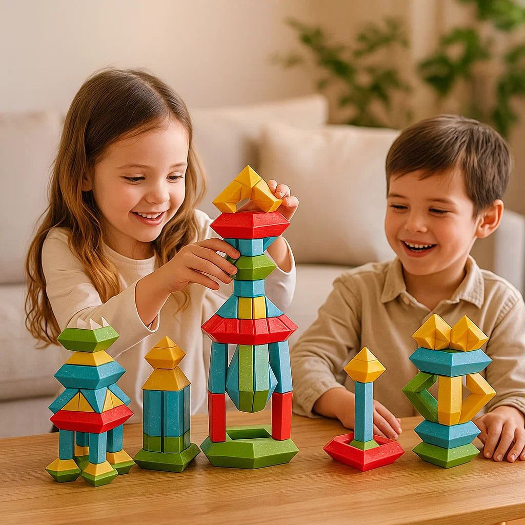 Child - Friendly Montessori Stacking Blocks
