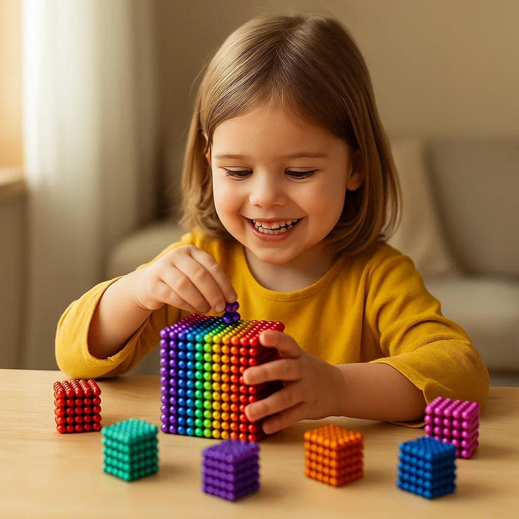 Magnetic Sphere Building Set for Creative Constructions
