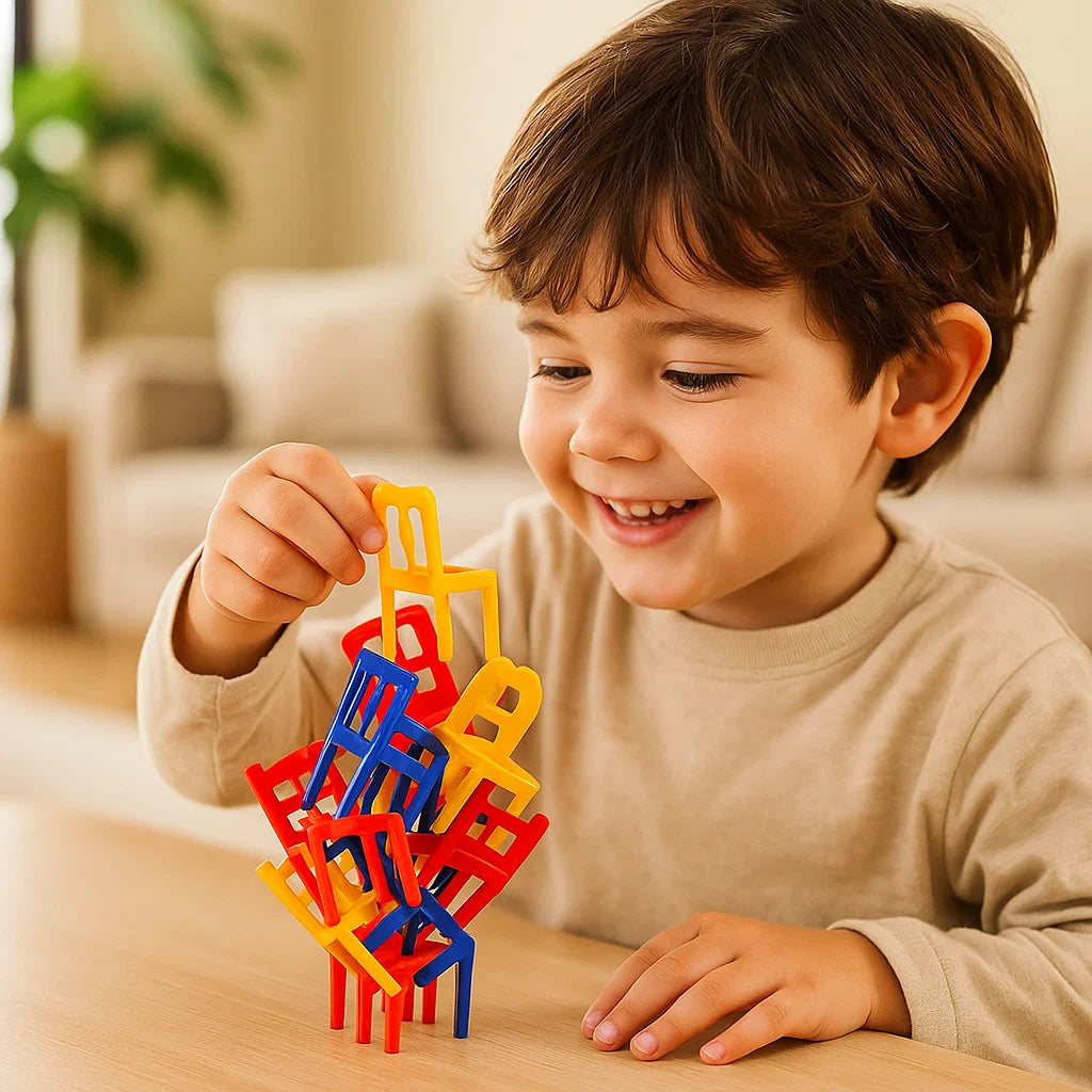 Montessori Chair Stacking Game