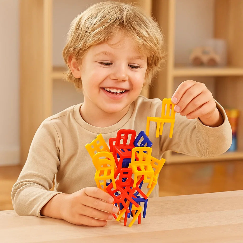 Montessori Chair Stacking Game