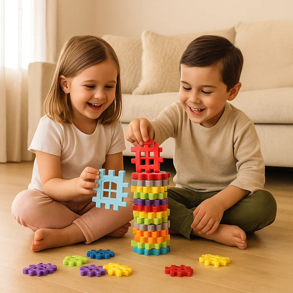 Montessori Window Building Blocks For Children