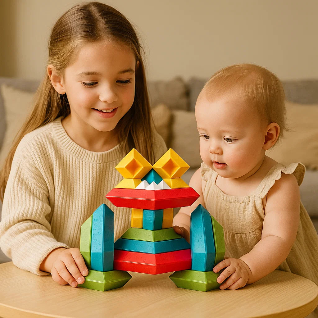 Child - Friendly Montessori Stacking Blocks