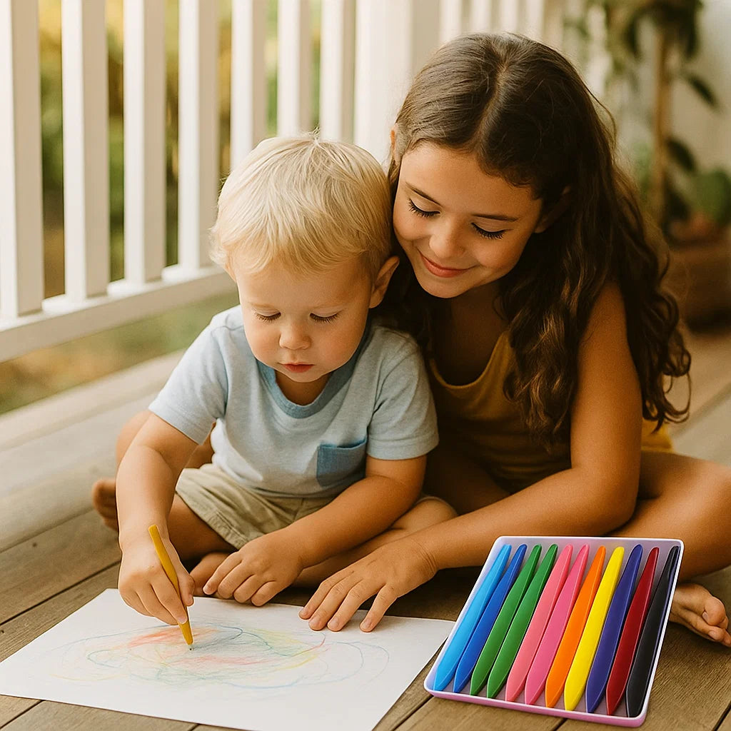 Smudge - Proof Anti - Smudge Coloured Pencils For Creative Children