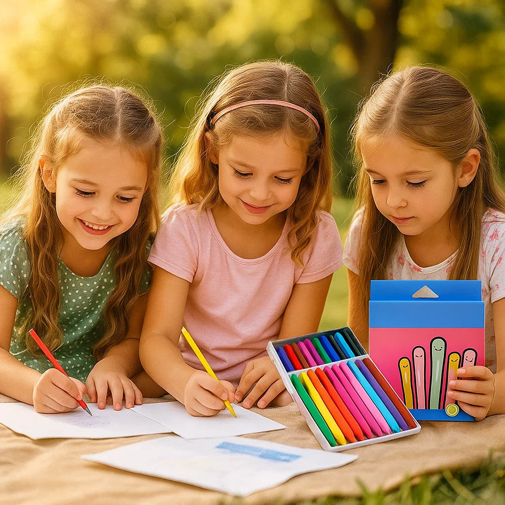 Smudge - Proof Anti - Smudge Coloured Pencils For Creative Children