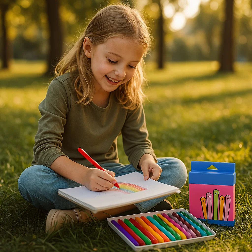 Smudge - Proof Anti - Smudge Coloured Pencils For Creative Children