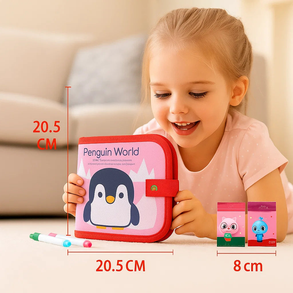 Portable Reusable Drawing Book for Children