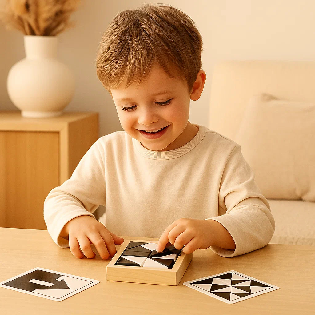 Dual Color Logic Puzzle Game in Pocket Size