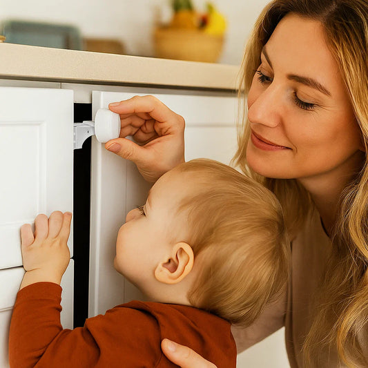 Magnetic Child Safety Cabinet and Door Set