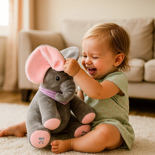 Peek-A-Boo-Elephant - Interactive Plush Toy