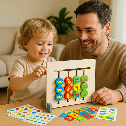 Montessori Wooden Color Matching Game