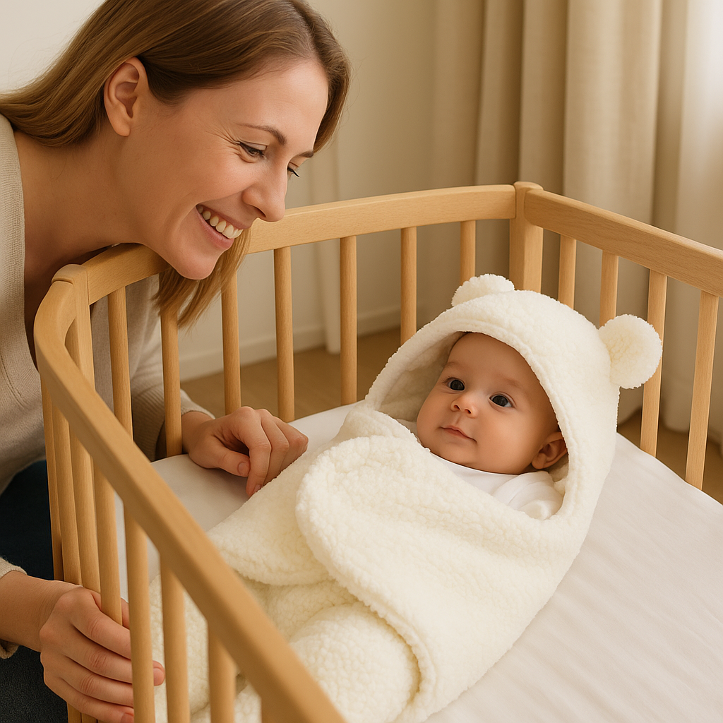 Baby Blanket and Pajamas in Bear Design
