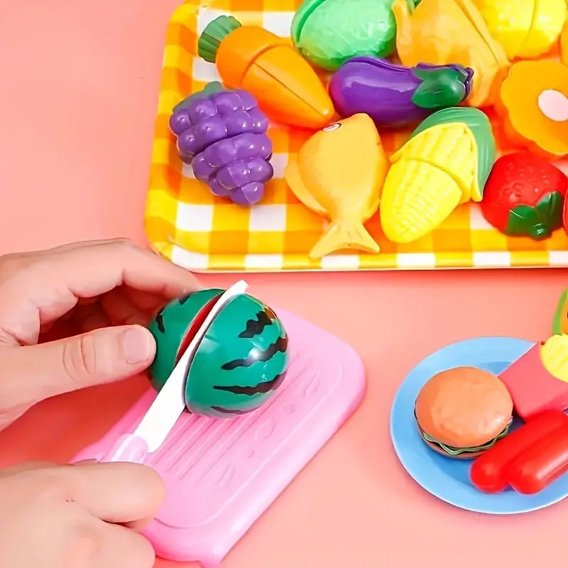 Fruit and Vegetable Cutting Play Set