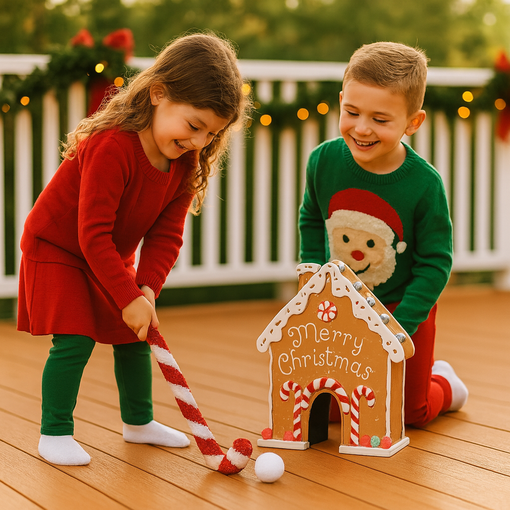 Gingerbread Golf Christmas Toy