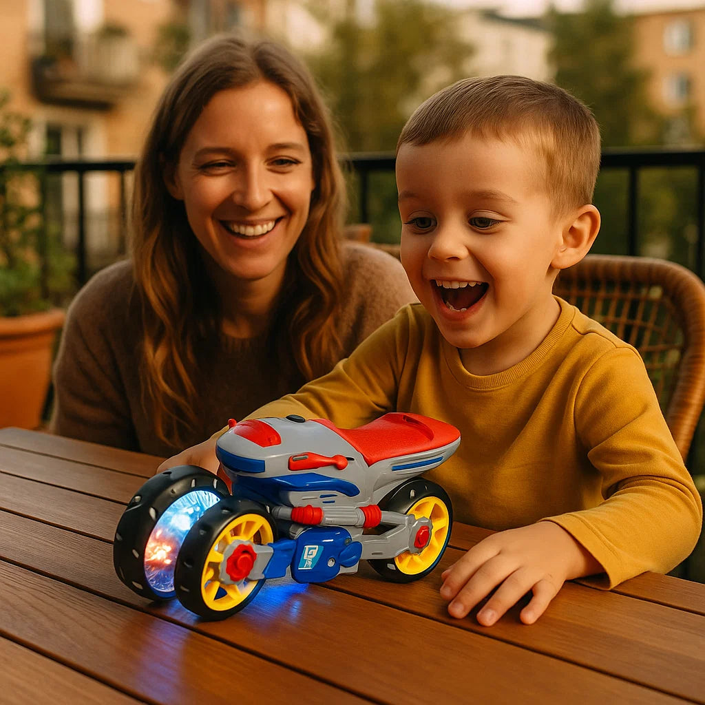 Light-Up Musical Dancing Motorbike