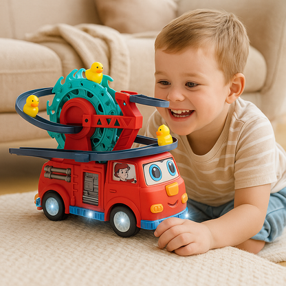 Firefighter Duck Slide Car