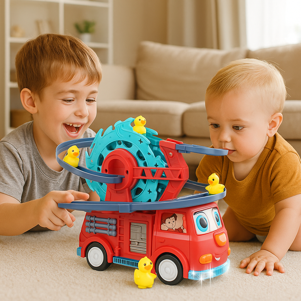 Firefighter Duck Slide Car