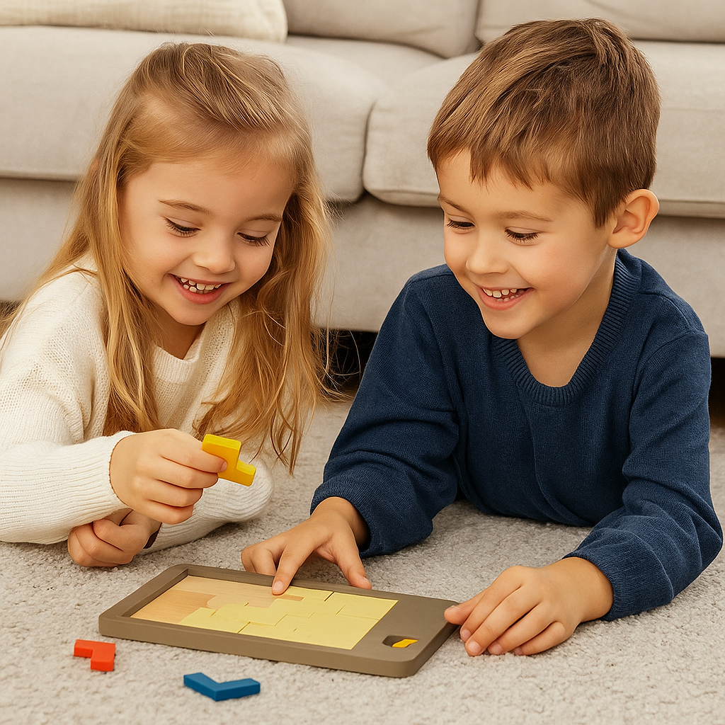 Wooden Tangram Puzzle Game