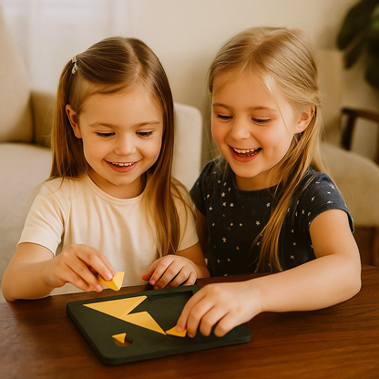 Wooden Tangram Puzzle Game