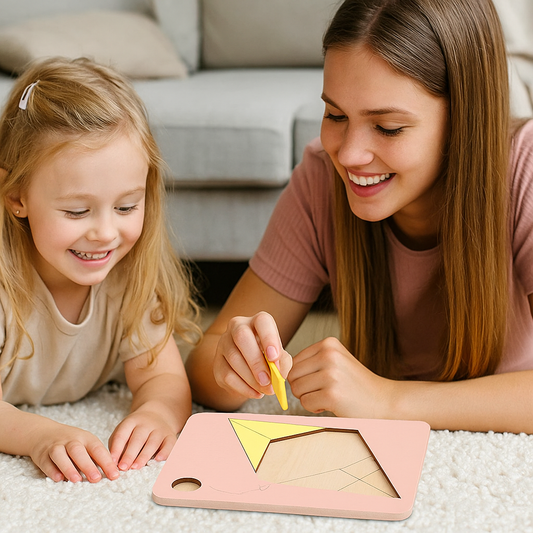 Wooden Tangram Puzzle Game