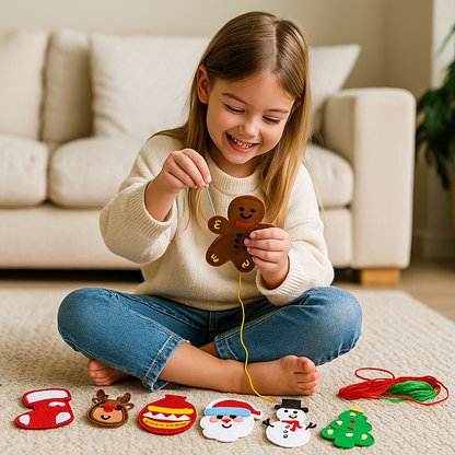 Safe Felt Christmas Set for DIY Sewing