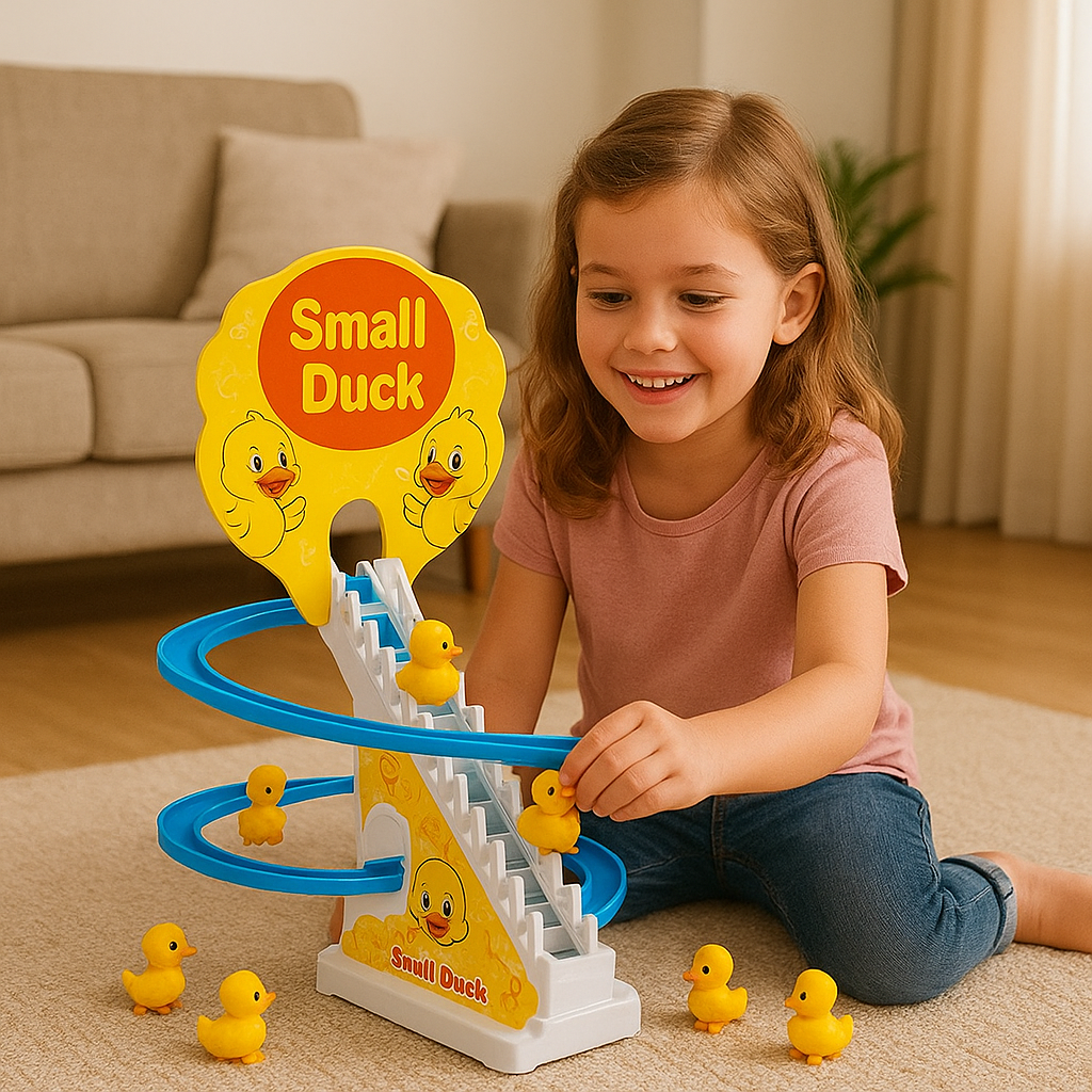 Duck Slide Roller Coaster Fun