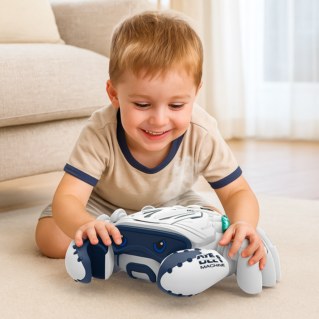 Luminous and Steam-Spraying Music Crab