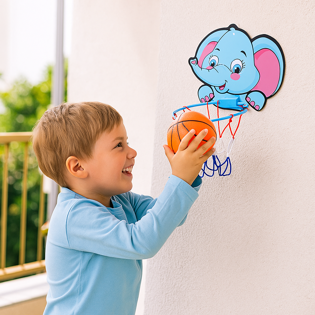 Cute Animal Basketball Set for Kids