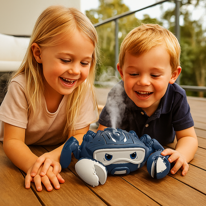 Luminous and Steam-Spraying Music Crab