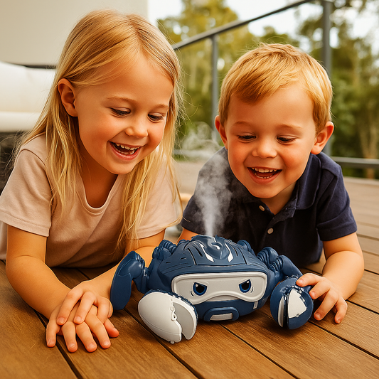 Luminous and Steam-Spraying Music Crab