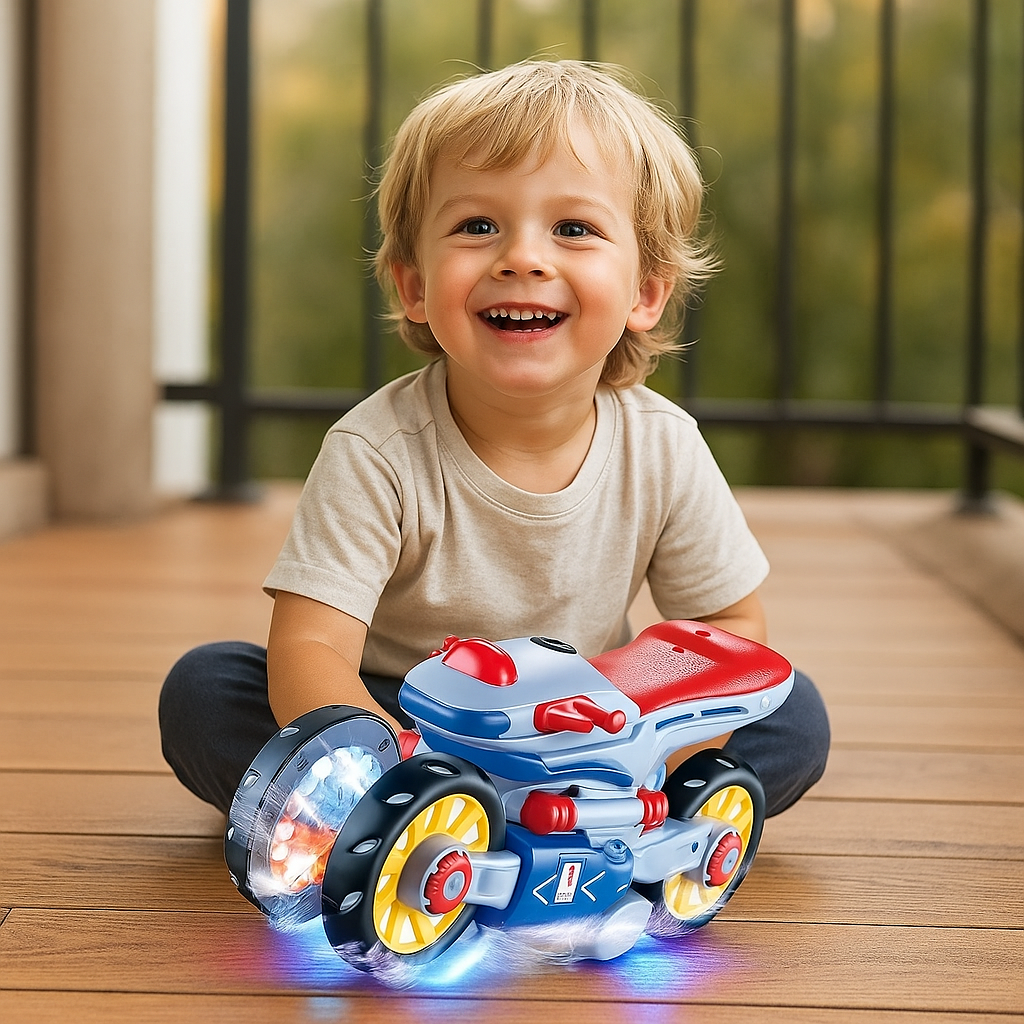 Light-Up Musical Dancing Motorbike