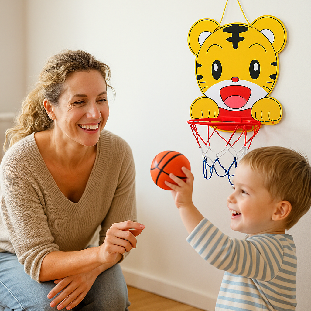 Cute Animal Basketball Set for Kids