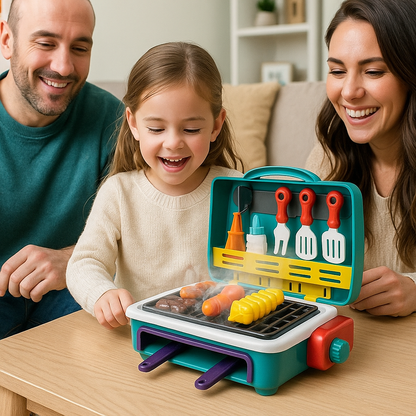 My first BBQ Grill – Children's Kitchen with Smoke Effect and Colour-Changing Food