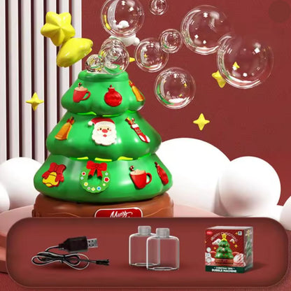 Music Bubble Christmas Tree with Stickers for Decorating