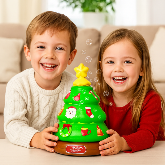 Music Bubble Christmas Tree with Stickers for Decorating